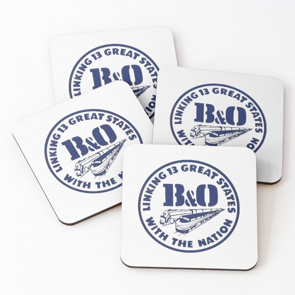 Item preview, Vintage Baltimore and Ohio Railroad - Linking 13 Great States With The Nation designed and sold by QuayTradingCo.