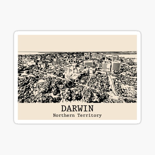 Item preview, Darwin – Northern Territory designed and sold by Lakeric.