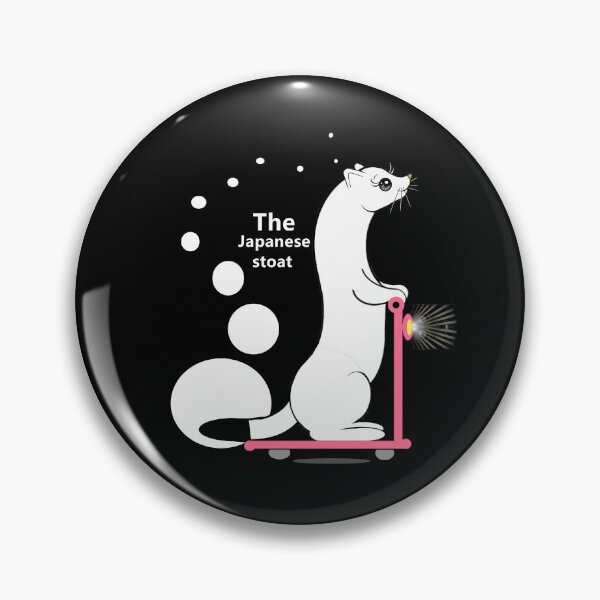 Item preview, Cute Japanese stoat  designed and sold by Shirley cute art .