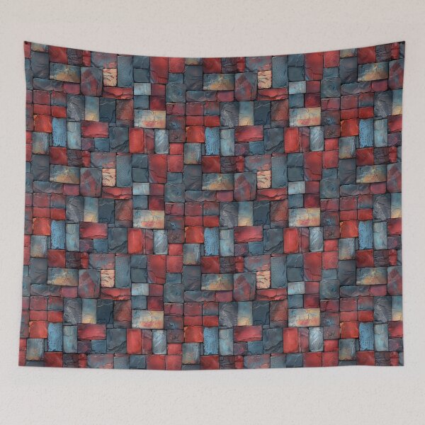 Item preview, Vibrant Multi-Colored Brick Wall designed and sold by NTGUILTY.
