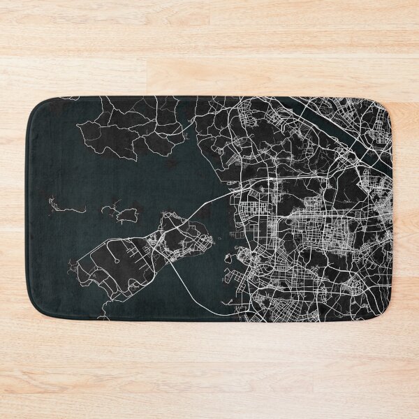Item preview, Incheon City Map of South Korea - Dark designed and sold by deMAP.