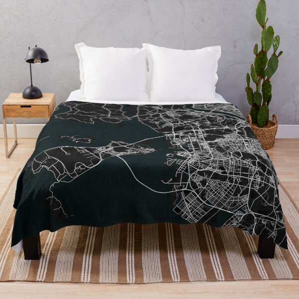 Item preview, Incheon City Map of South Korea - Dark designed and sold by deMAP.