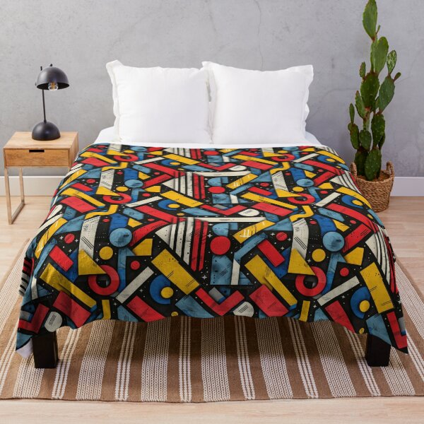 Item preview, Vibrant Abstract Geometric Flow Pattern designed and sold by NTGUILTY.