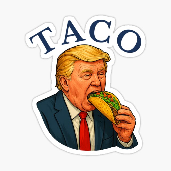 Artikel-Vorschau von Trump macht immer einen Rückzieher – Lustiger politischer TACO, designt und verkauft von The Junto Shop.