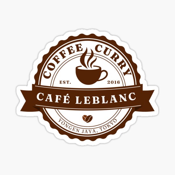 Aperçu de l'œuvre Logo Cafe Leblanc créée et vendue par Lostinfayt.