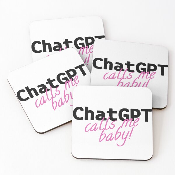 Item preview, ChatGPT Calls Me Baby! - Softcore Sass Sticker designed and sold by SageAndMe.