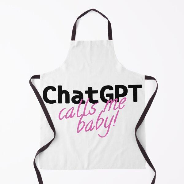 Item preview, ChatGPT Calls Me Baby! - Softcore Sass Sticker designed and sold by SageAndMe.