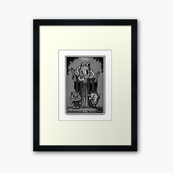 Item preview, Mystical Creatures on tarot card in old school tattoo style designed and sold by МАГАЗИН TSKL.