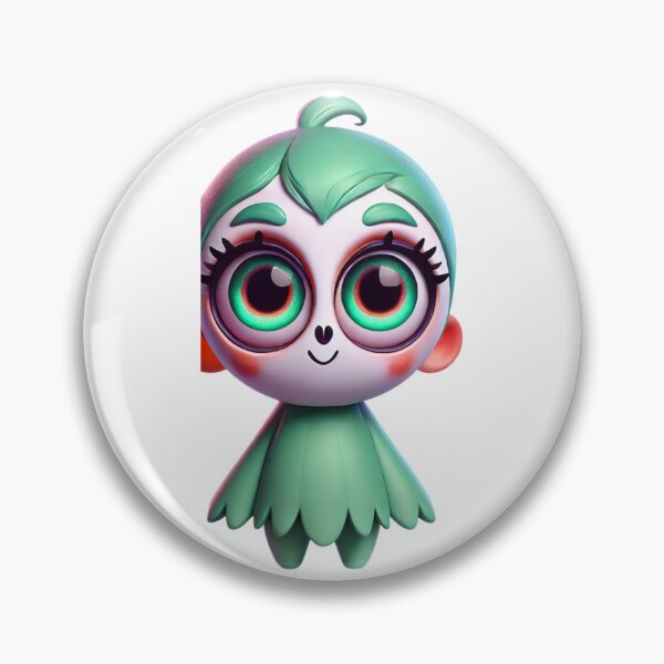 Item preview, Adorable Bogeyman Girl in Green designed and sold by Sillytoe.