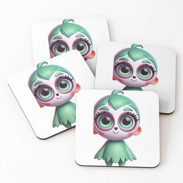 Item preview, Adorable Bogeyman Girl in Green designed and sold by Sillytoe.