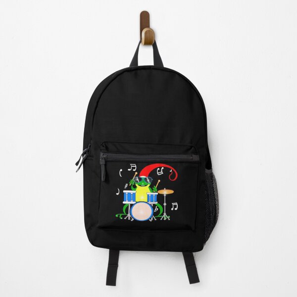 Item preview, Happy Christmas frog playing drums designed and sold by Shirley cute art .
