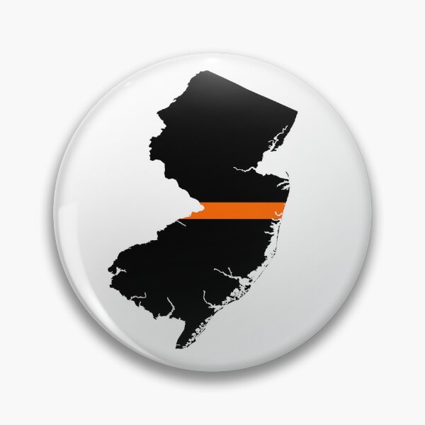 Item preview, New Jersey Thin Orange Line designed and sold by PhilbonianDezin.