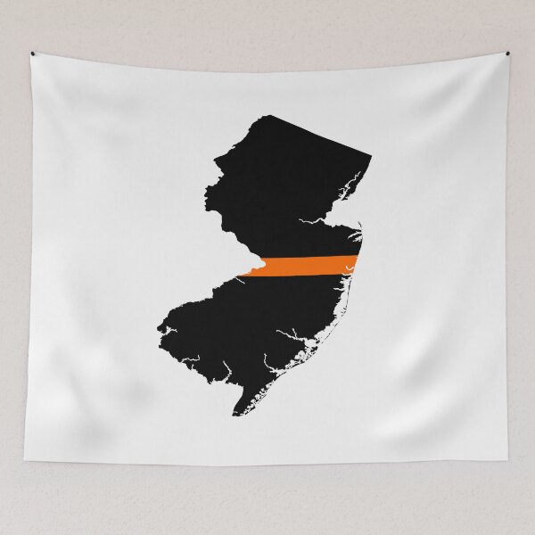 Item preview, New Jersey Thin Orange Line designed and sold by PhilbonianDezin.