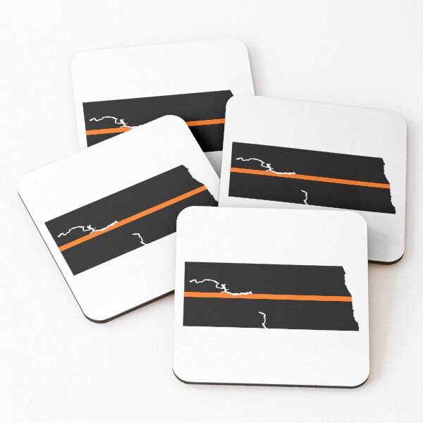 Item preview, North Dakota Thin Orange Line designed and sold by PhilbonianDezin.