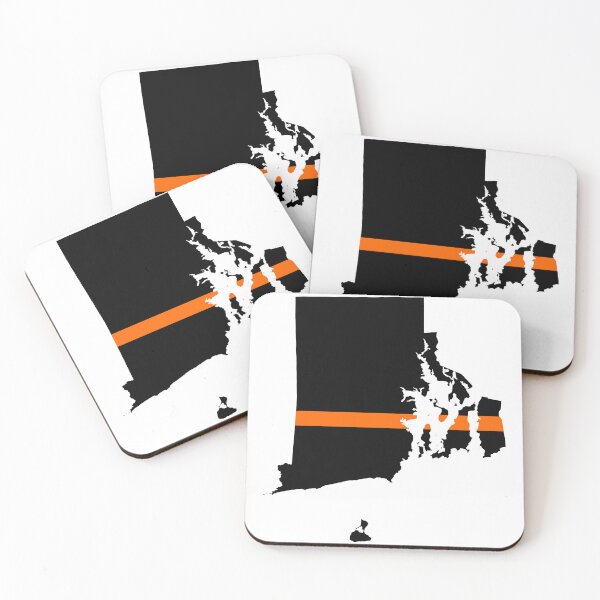 Item preview, Rhode Island Thin Orange Line designed and sold by PhilbonianDezin.