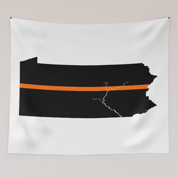 Item preview, Pennsylvania Thin Orange Line designed and sold by PhilbonianDezin.