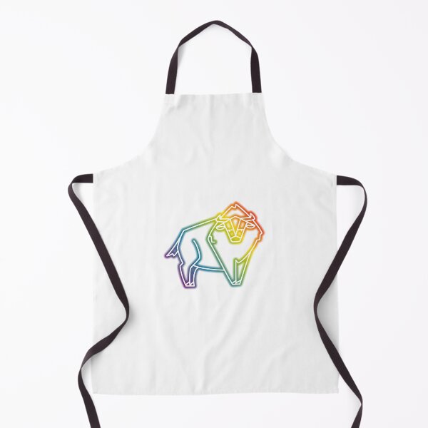 Item preview, Rainbow bison designed and sold by The Artful Finch.