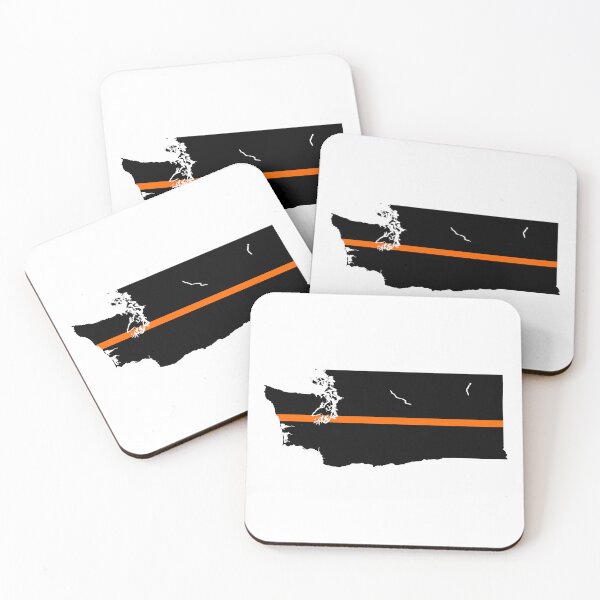 Item preview, Washington State Thin Orange Line designed and sold by PhilbonianDezin.