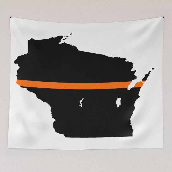 Item preview, Wisconsin Thin Orange Line designed and sold by PhilbonianDezin.