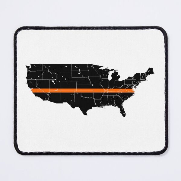 Item preview, Continental United States Thin Orange Line designed and sold by PhilbonianDezin.