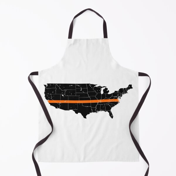 Item preview, Continental United States Thin Orange Line designed and sold by PhilbonianDezin.