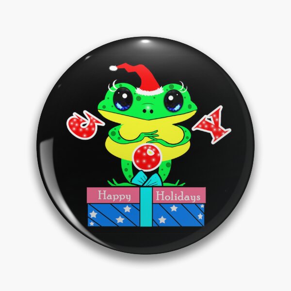 Item preview, Happy Christmas frog  designed and sold by Shirley cute art .
