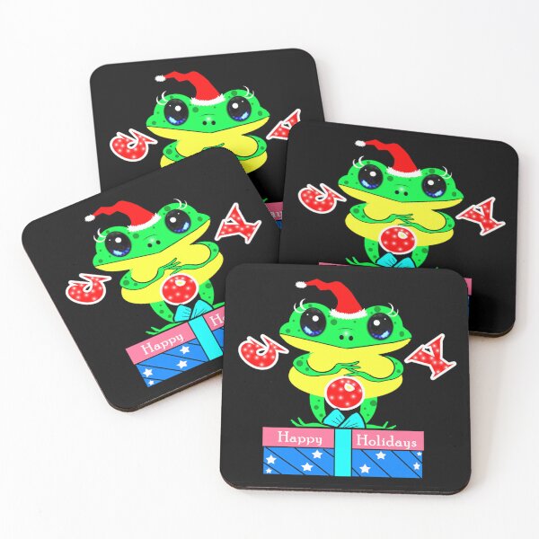 Item preview, Happy Christmas frog  designed and sold by Shirley cute art .