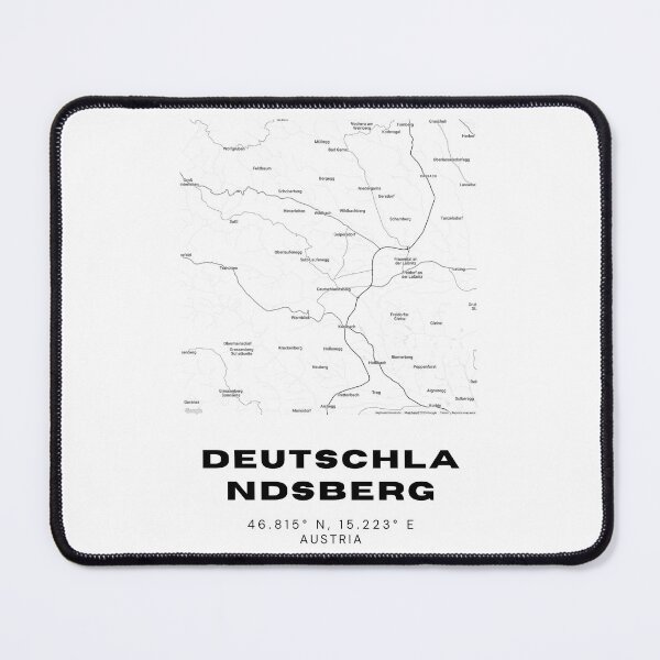Item preview, Deutschlandsberg Map – Minimalist Styria City Art Print designed and sold by RM-Journey.