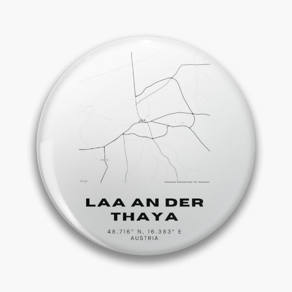 Item preview, Laa an der Thaya Map – Minimalist Lower Austria Border Town Art designed and sold by RM-Journey.