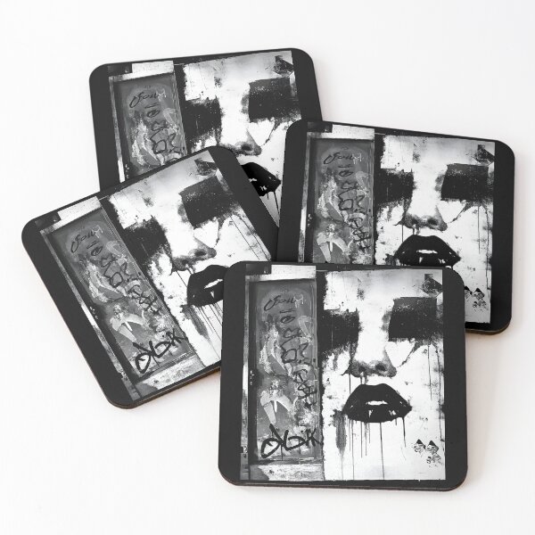 Item preview, Print0031 - GRIME DROPS - Tag it Your Way - Graffiti Tagger Blank - urban noir grunge backdrop, grayscale-style templates for Street Artists, Taggers, Bomberz • GRAFFITI BLANKS • Tag-Ready | Art-Ready designed and sold by NoveltyVariety.