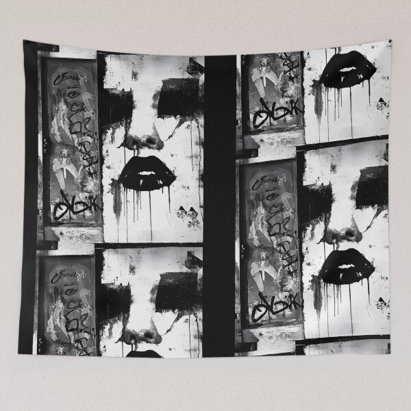 Item preview, Print0031 - GRIME DROPS - Tag it Your Way - Graffiti Tagger Blank - urban noir grunge backdrop, grayscale-style templates for Street Artists, Taggers, Bomberz • GRAFFITI BLANKS • Tag-Ready | Art-Ready designed and sold by NoveltyVariety.