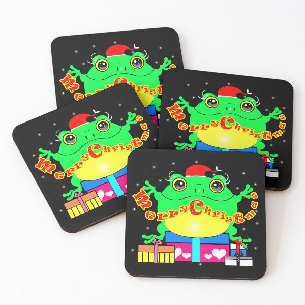 Item preview, Happy Christmas frog  designed and sold by Shirley cute art .