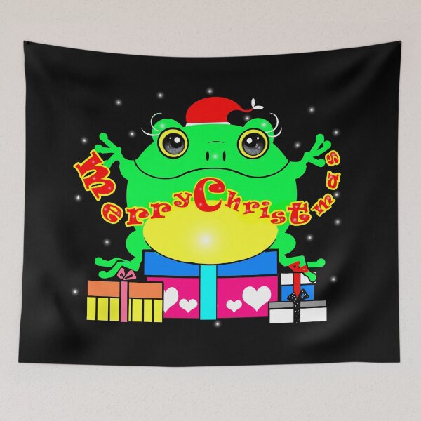 Item preview, Happy Christmas frog  designed and sold by Shirley cute art .