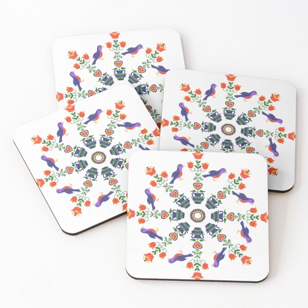 Item preview, German Peasant Art Mandala designed and sold by funkinspice.