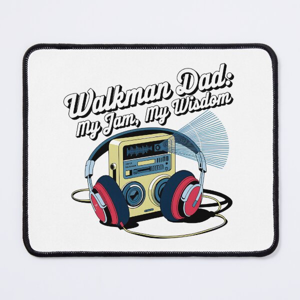 Item preview, 90s Walkman Dad T-Shirt – My Jam My Wisdom Retro Father’s Day designed and sold by CuteDesignables.