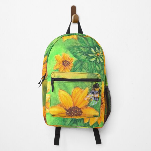 Item preview, Rudebeckias with Bees designed and sold by PaniaBrown.