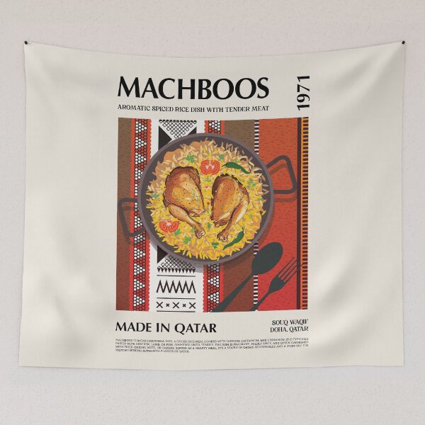 Item preview, Machboos Wall Art designed and sold by SurfolioPrints.
