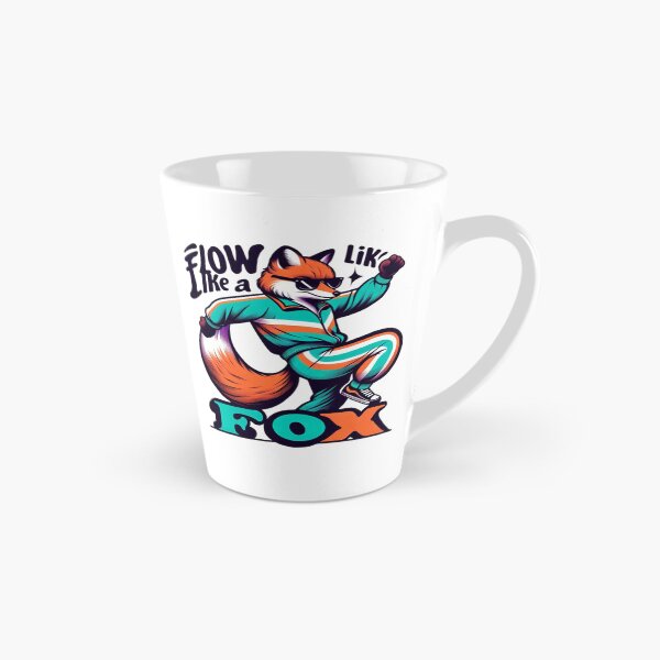 Item preview, Flow Like a Fox – Retro Style Dancing Fox Art designed and sold by JenniferCreaArte .