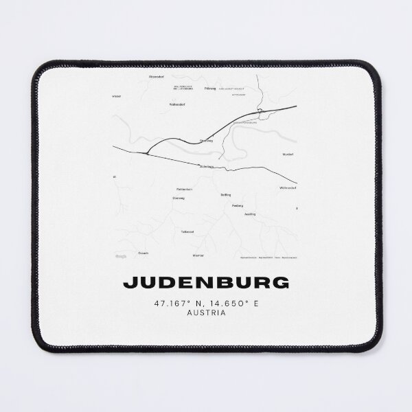 Item preview, Judenburg Map – Styria Minimalist Map Wall Art designed and sold by RM-Journey.