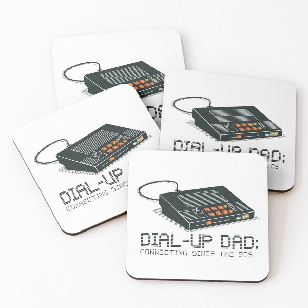 Item preview, Dial-up Dad: Connecting Since the '90s | Funny 90s Father's Day designed and sold by CuteDesignables.