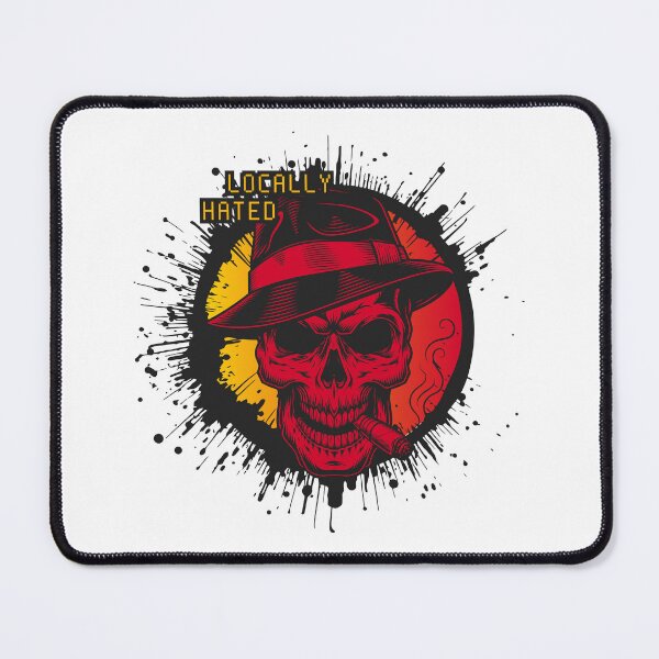 Item preview, Locally Hated Skull with Cigar designed and sold by UNK-Fatigues.