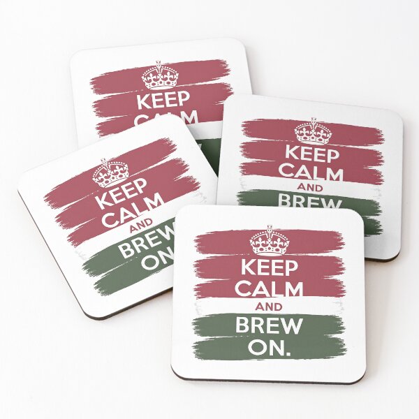 Item preview, Keep Calm and Brew On – Funny Homebrewing Dad designed and sold by CuteDesignables.