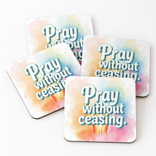 Item preview, Pray Without Ceasing - Inspirational Faith Design designed and sold by Kalandrakas Online.