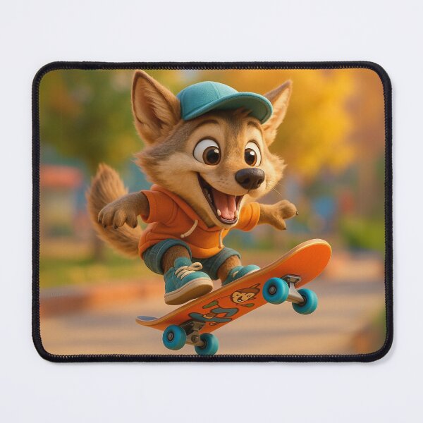 Item preview, Skater Coyote designed and sold by Sillytoe.