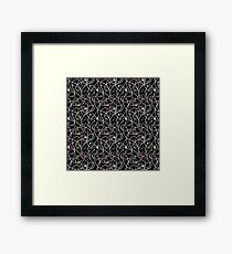 Victoria Contreras Flores ELECTRIC IVY (black) Framed Print