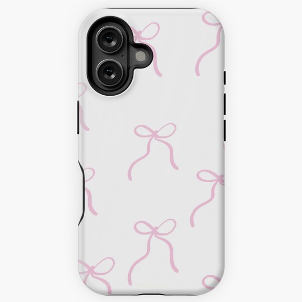 Artikel-Vorschau von rosa Handyhülle mit Schleife, designt und verkauft von celine cases.