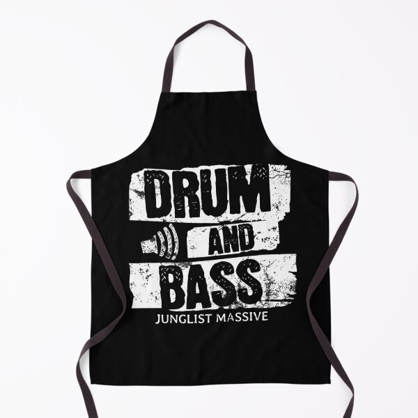 Item preview, DRUM AND BASS - Speaker Icon Print (White) designed and sold by Discothreadz.