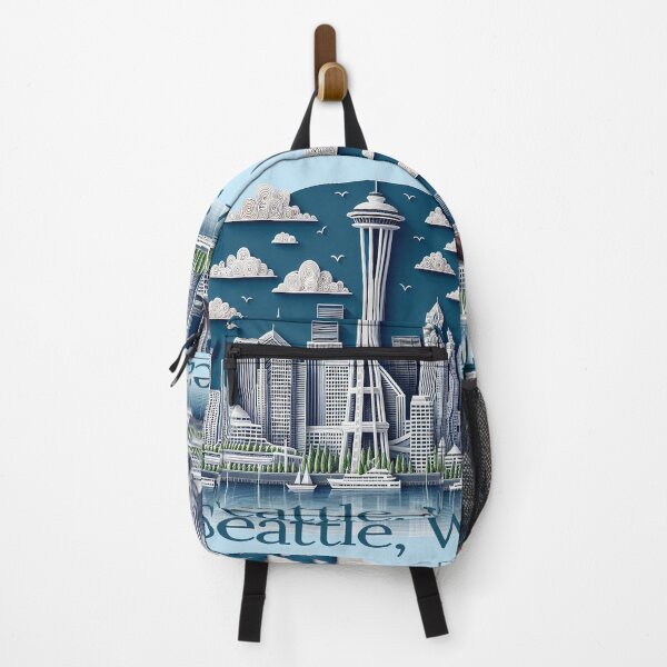 Item preview, A PAPER QUILL VERSION OF SEATTLE designed and sold by Foxlindesigns.