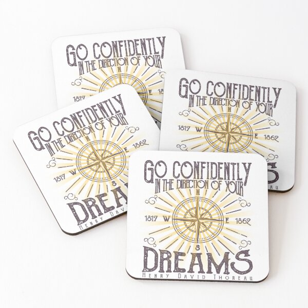 Item preview, Go Confidently in the Direction of Your Dreams – Inspire Your Journey designed and sold by Alexrtr.