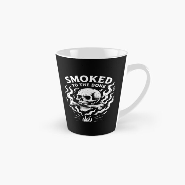 Vista previa del artículo con la obra «Gráfico de barbacoa de calavera ahumada hasta los huesos de Pit Master», diseñado y vendido por Chason13.